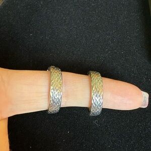 Sophisticated Sterling Silver Earrings 925